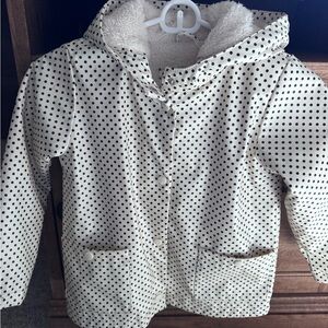 C&C California Black and White Polka Dot Jacket